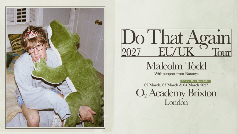 Malcolm Todd Announces 2026–2027 Do That Again Tour Dates Across Asia, Europe, the UK and Australia